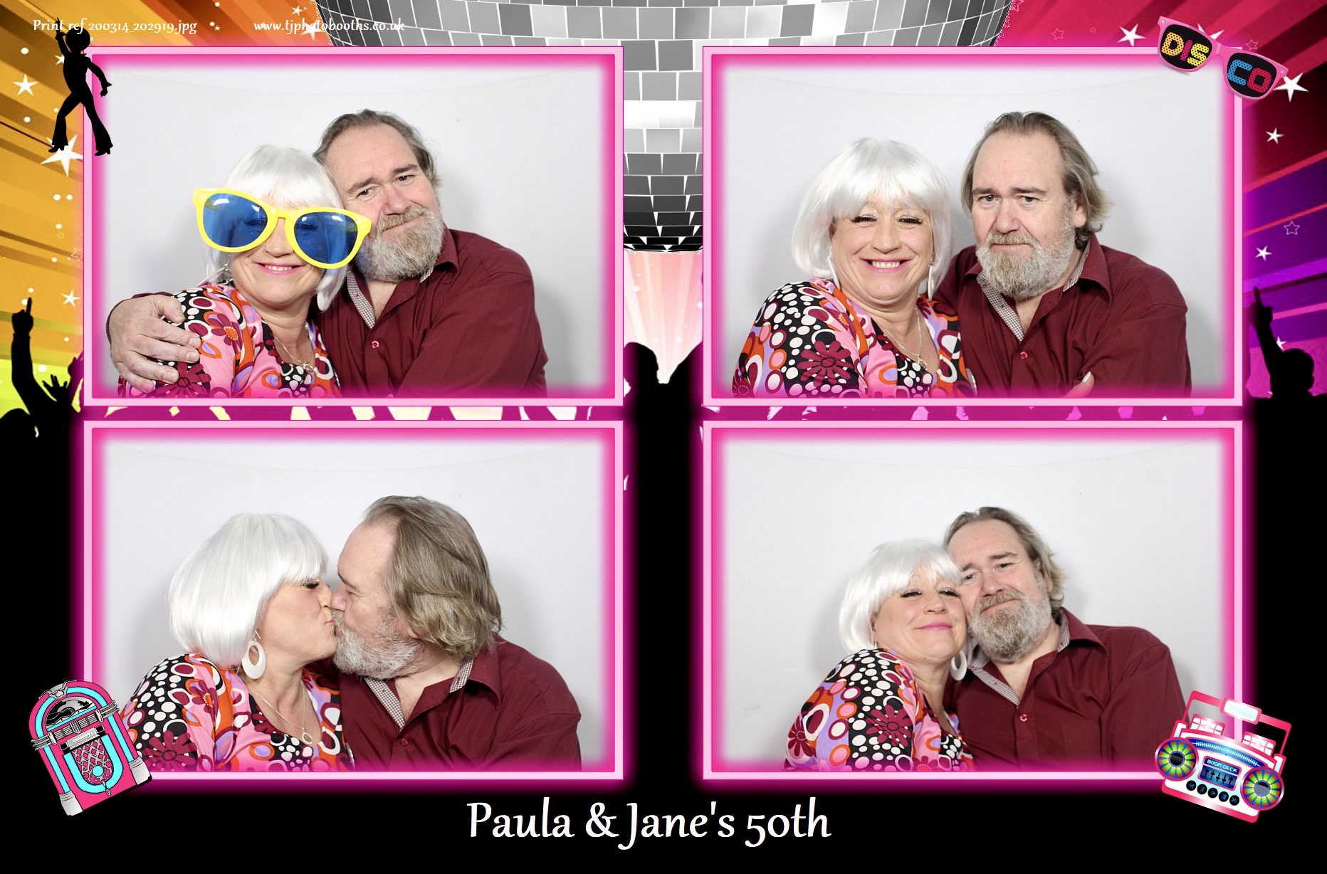 Paula & Jane's 50th | View more photos from the event at gallery.tjphotobooths.co.uk/u/TJPhotobooths/Paula-Janes-50th